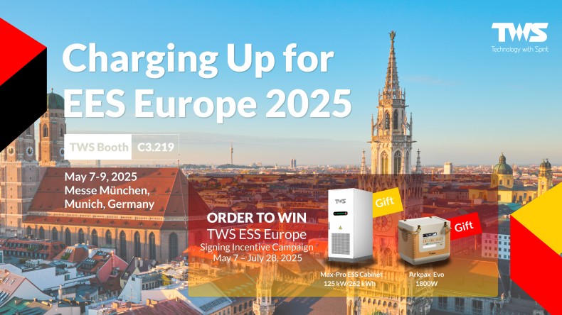 TWS Technology will Present at EES Europe 2025 and Launch Signing Incentive Campaign to Empower Europe's Energy Transition